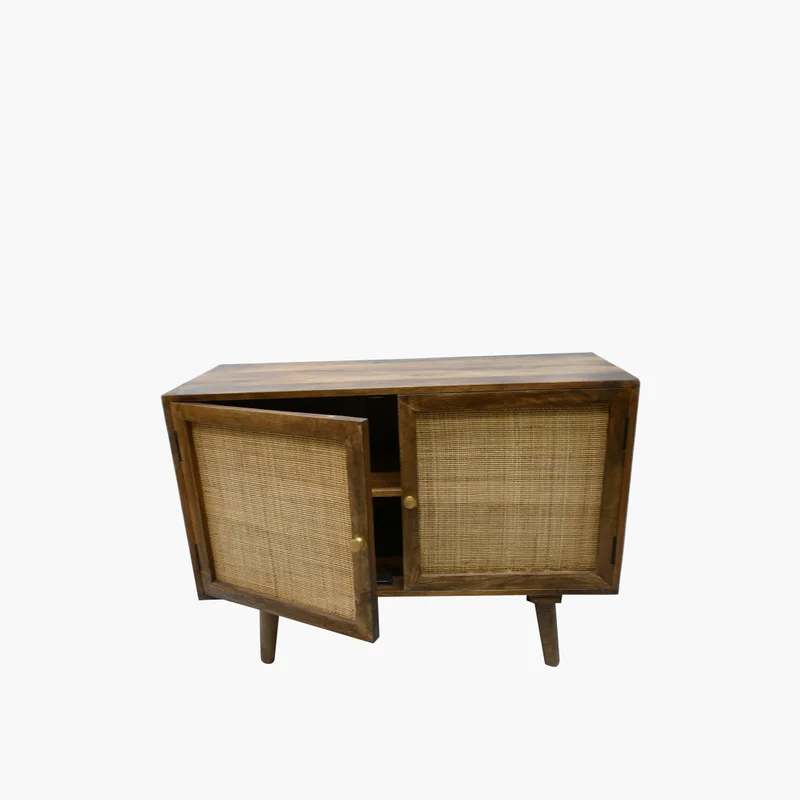 Home Carving Rattan Sideboard Cabinet for Living Room